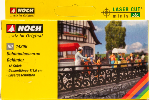 Noch 14209 (1:87) – Schmiedeeisernes Geländer 