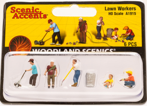 Scenic Accents A1915 (1:87) – Lawn Workers 