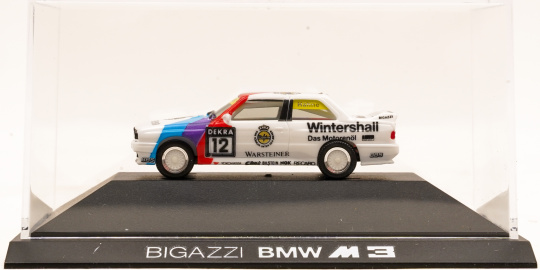 Herpa 82229417885 (1:87) – BMW M3 (E30) DTM 1991 Bigazzi Nr.12, Hahne (BMW-Werbemodell) 