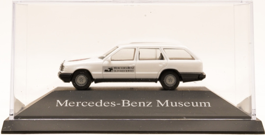 Herpa (1:87) – Mercedes-Benz 300TE (S124) Mercedes-Benz Oldtimer Service (Mercedes-Werbemodell) 
