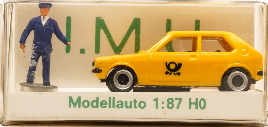 IMU 11002 (1:87) – VW Polo I Post mit Postbote 500 Jahre Deutsche Bundespost 