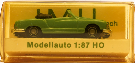 IMU 01201 (1:87) – Karmann Ghia Cabrio patinagrün 
