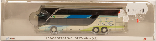 Lemke Minis LC4485 (1:160) – Setra  S431 DT Westbus (AT) 