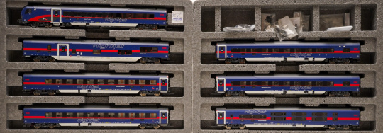 Roco 5520004 (AC) – 7-teiliges Nightjet-Wagenset der Österreichischen Bundesbahnen (ÖBB), digital (DCC/MM) 