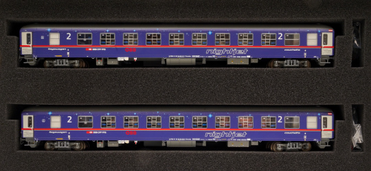 LS Models 97206AC – 2-teiliges Nightjet Liegewagen-Set der ÖBB/SBB  