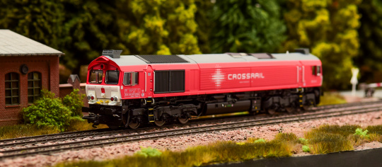Märklin 39065 – Diesellok Class 77 der Crossrail AG, digital (mfx+/MM/DCC) & Sound & Rauch 