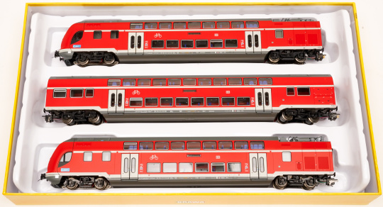 Brawa 44543 (AC) – 3-teiliges Doppelstock-Triebzug TWINDEXX VARIO -Bahnland Bayern- der DB AG 