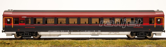 Piko 57643 – 2.Klasse Schnellzugwagen Bmpz Railjet der ÖBB 