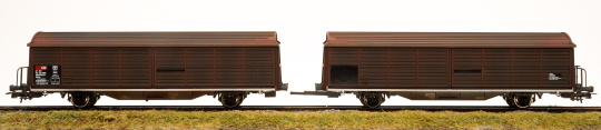 Roco 76152 – 2-teiliges Doppel-Schiebewandwageneinheit Hilrrs der SBB 