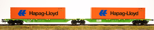 Roco 77370 – Containertragwagen Sggrs -Hapag-Lloyd- der SETG 