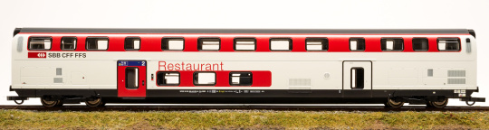 Roco 74717 – Doppelstockwagen mit Speise- und Restaurantbereich WRB IC2020 der SBB  