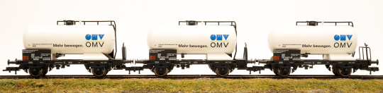 Liliput L230797 – 3-teiliges Kesselwagen- Set ÖMV der DB 