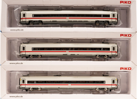 Piko 58587 (AC) – 3-teiliges Ergänzungswagen-Set zum ICE 4 der DB AG, Innenbeleuchtung 