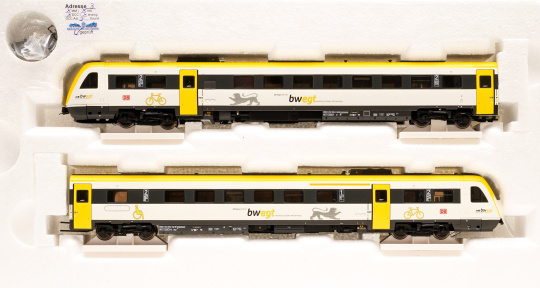 Piko 52207 (AC) – Dieseltriebzug BR 612 -bwegt- der DB AG, digital (mfx/DCC) & Innenbeleuchtung  