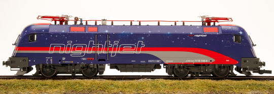 Jägerndorfer 18202 (AC) – Mehrzweck-Elektrolok -Nightjet- BR 1116 der ÖBB, digital (mfx/MM/DCC) & Sound 
