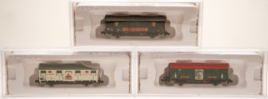 Liliput L260152 (N) – 3-teiliges Set Gedeckte Güterwagen Gos-uv 253 