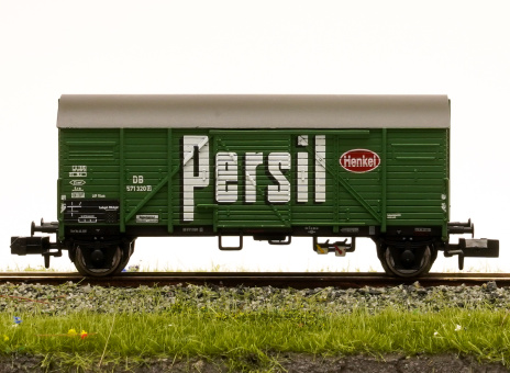 Brawa 67216 (N) – Gedeckte Güterwagen Gms 35 Persil der DB 