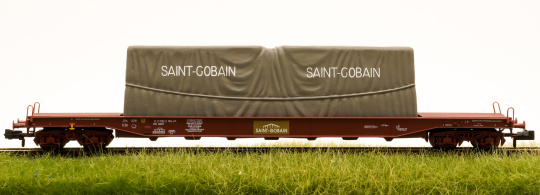 LS Models 60026-1 (N) – Glas-Transportwagen Smms der SNCF, Saint-Gobain 