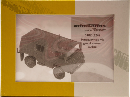 Roco 5102 (1:87) – Bausatz Pinzgauer 710K mit geschlossenem Aufbau 