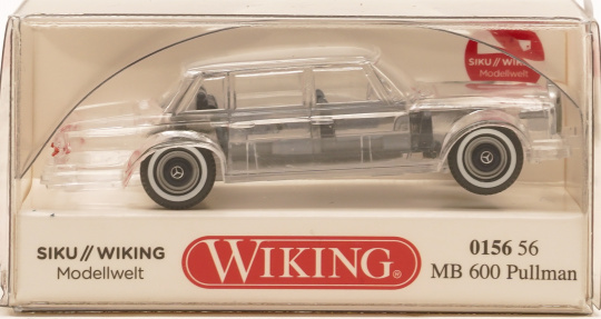 Wiking 015656 (1:87) – Mercedes Benz 600 Pullmann, transparent, Sondermodell 