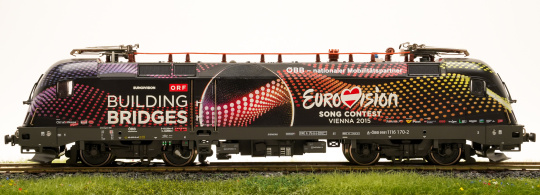 RailAd (AC) – Elektrolokomotive Rh 1116 EUROVISION der ÖBB, digital (MM/DCC), limited edition 