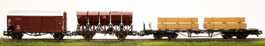 Roco 76167 (AC) – 3-teilges Güterwagen-Set Höllental der DB 