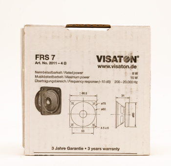Visaton 2011-4Ohm – 65 mm Breitbandlautsprecher 