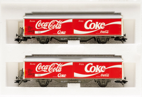 Märklin 48344 – Schiebewandwagen-Set Hbils-vy Coca-Cola der SBB 