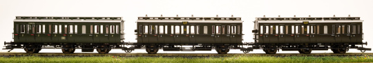 Fleischmann 507054 (AC) – 3-teiliges Personenwagen-Set der DRG/DB 