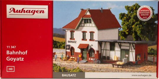 Auhagen 11347 (H0) – Bausatz Bahnhof Goyatz 