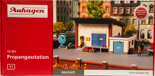 Auhagen 13351 (TT) – Bausatz Propangasstation 