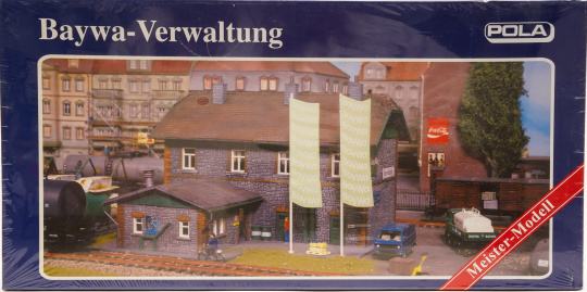 Pola 849 (H0) – Bausatz BayWa Verwaltung, Meister-Modell 