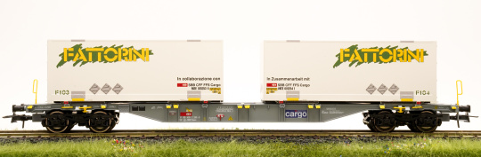 Roco 76934 – Containertragwagen Sgns der SBB 