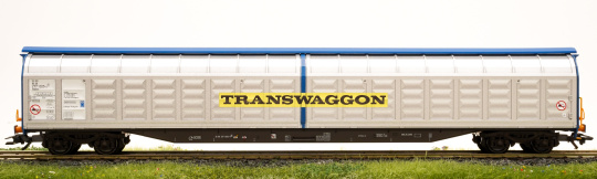 Märklin 48056 – Großraum-Schiebewandwagen Habbins 15 –Transwaggon- der DB AG 