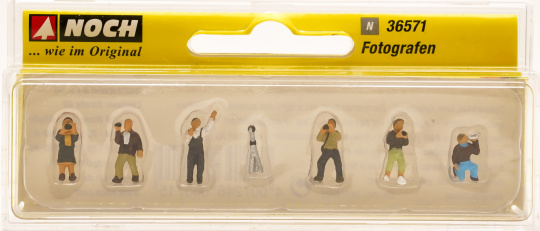 Noch 36571 (N) – Fotografen, 6 Figuren + Zubehör 