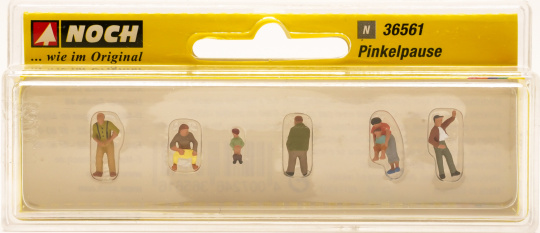 Noch 36561 (N) – Pinkelpause, 6 Figuren 