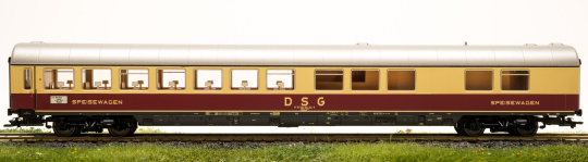 Märklin 00776-10 – TEE-Speisewagen WRümh 132 -Blauer Enzian- der DB  