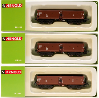 Arnold HN6364 – 3-teiliges Selbstentladewagen-Set Fad6555 der (D)DR 