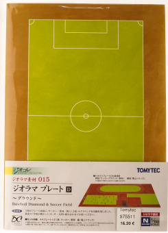 Tomytec 255116 (N) – Bausatz Fußball und Baseballplatz 