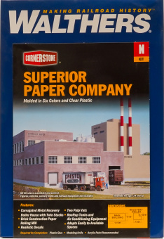 Walthers 933-3237 (N) – Bausatz Papierfabrik 