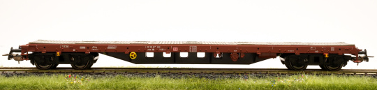 Piko 54805 (AC) – Flachwagen Rs 669 der DB AG, beladen mit Betonröhren 