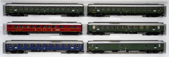 Märklin 43969 – 6-teiliges Schnellzugwagen-Set der DB, Zugschlussbeleuchtung 