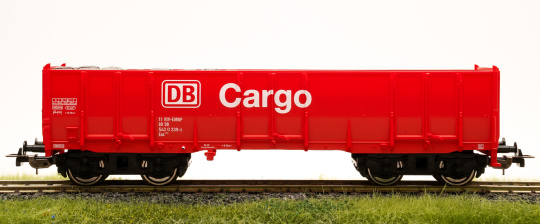 Piko 98553A4 – Hochbordwagen Eas 073 der DB Cargo, Ladung Drahtrollen 