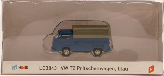 Lemke Minis LC 3843 (1:160) – VW T2 Pritschenwagen blau 