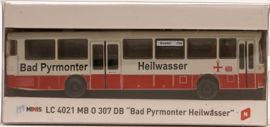 Lemke Minis LC 4021 (1:160) – Mercedes-Benz 0307 DB -Bad Pyrmonter Heilwasser- 