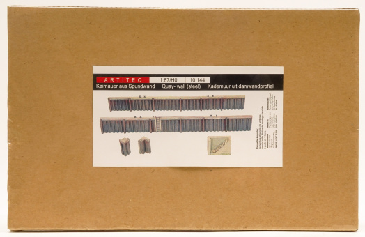 Artitec 10144 (H0) – Bausatz Kaimauer aus Spundwand 