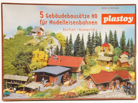 plastoy (H0) – Bausatz Dorfset Romantik 