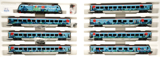 Roco 61502 (AC) – 8-tlg. Zugset Klimajet mit Elektrolok Reihe 1116 der ÖBB, digital (mfx/DCC) & Sound  