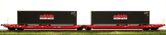 Märklin 47478 – Doppel-Taschenwagen Sdggmrss 738 der DB 
