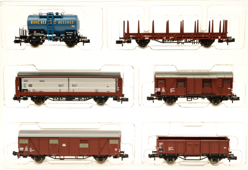 Fleischmann 880906 (N) – 6-teiliges Güterwagen-Set der DB 